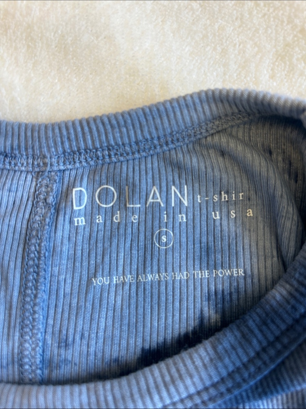 Dolan Sleeveless Tie-Dye Maxi Dress in Blue Size S - Picture 3 of 5